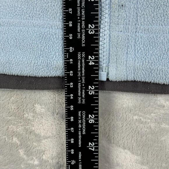 North Face Jacket Womens Large Blue Fleece Quarter Zip Pockets Outdoors Winter* - Picture 16 of 16